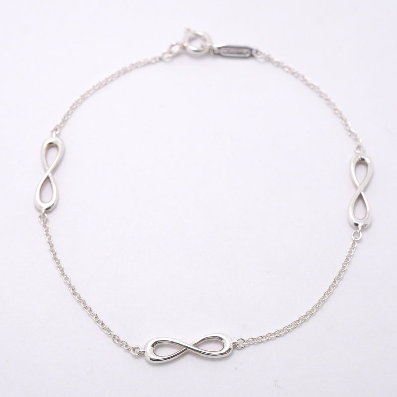 【6jib0238】ティファニー ブレスレット インフィニティ エンドレス シルバー925【中古】レディース
