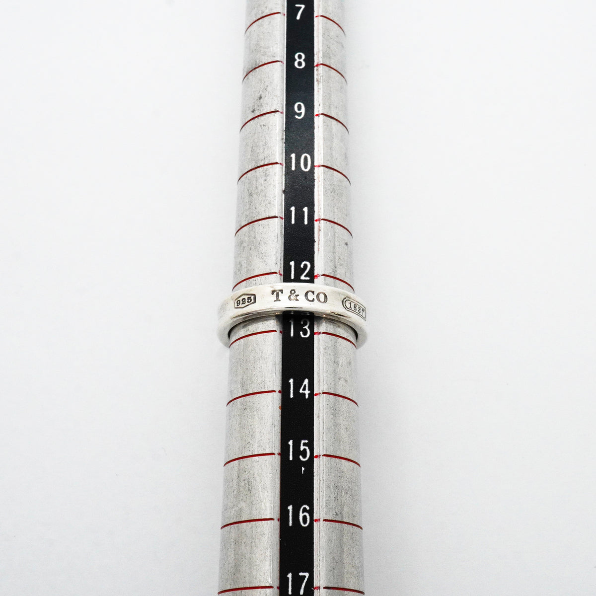 【6jib0243】ティファニー リング ナロー シルバー925 12.5号【中古】レディース
