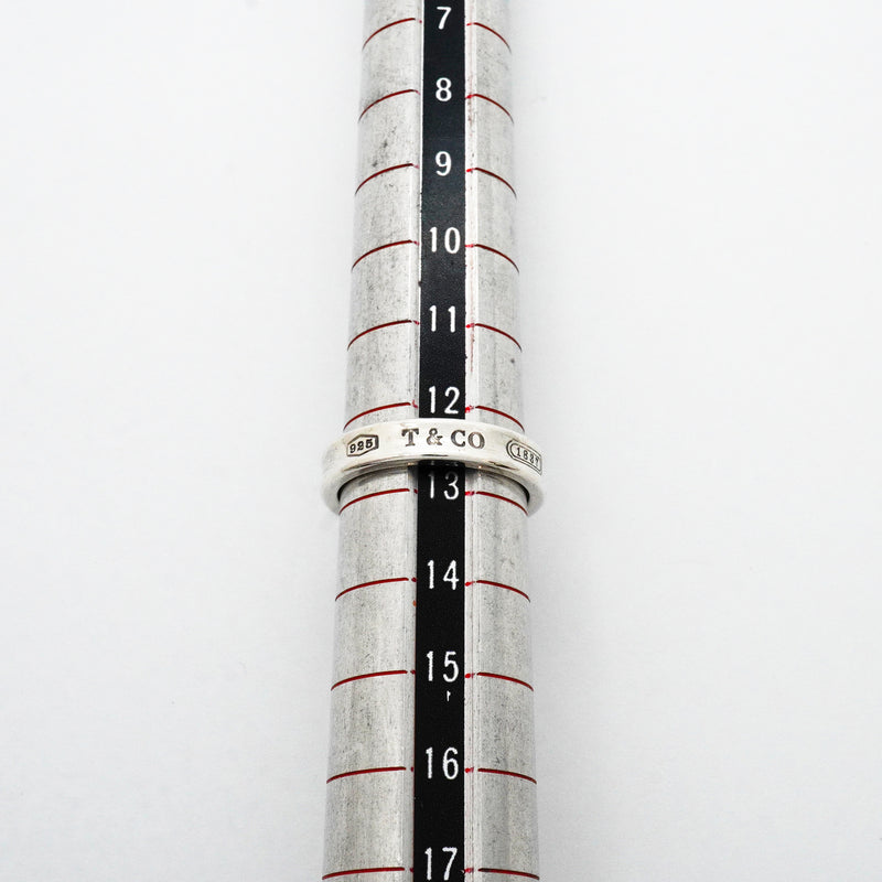 【6jib0243】ティファニー リング ナロー シルバー925 12.5号【中古】レディース