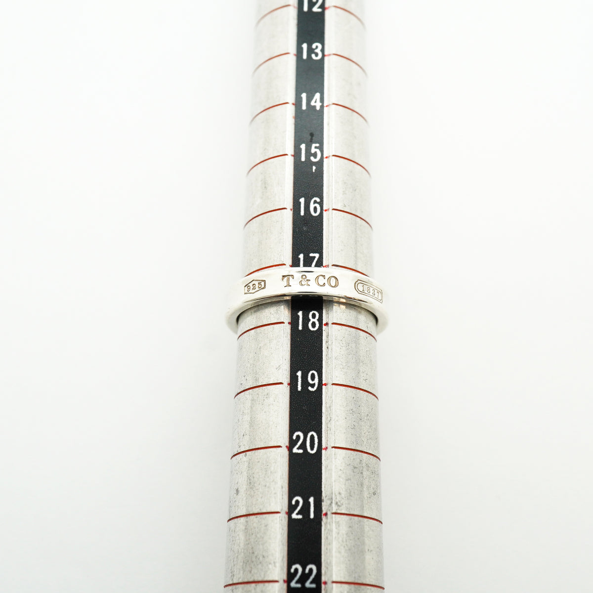 【6jib0245】ティファニー リング ナロー シルバー925 17.5号【中古】メンズ