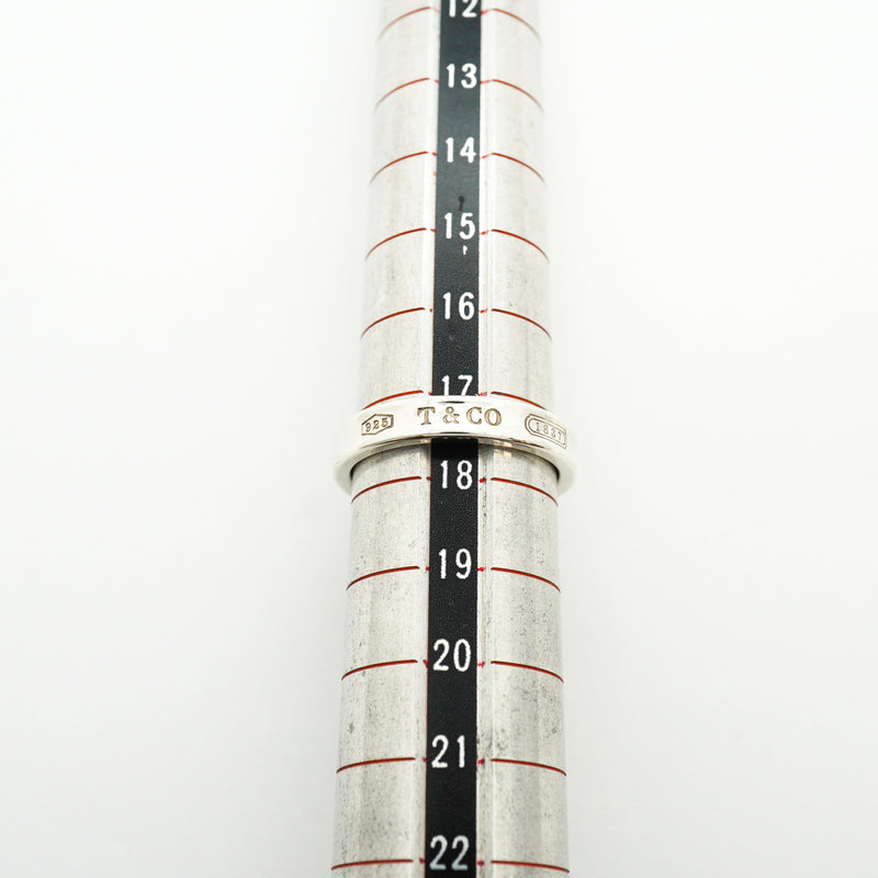 【6jib0245】ティファニー リング ナロー シルバー925 17.5号【中古】メンズ