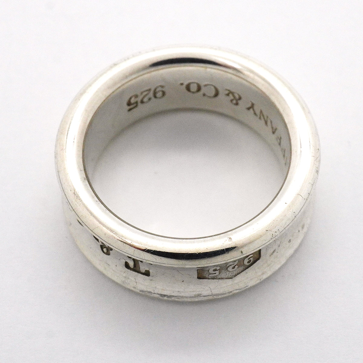 【6jib0246】ティファニー リング ナロー シルバー925 8号【中古】レディース