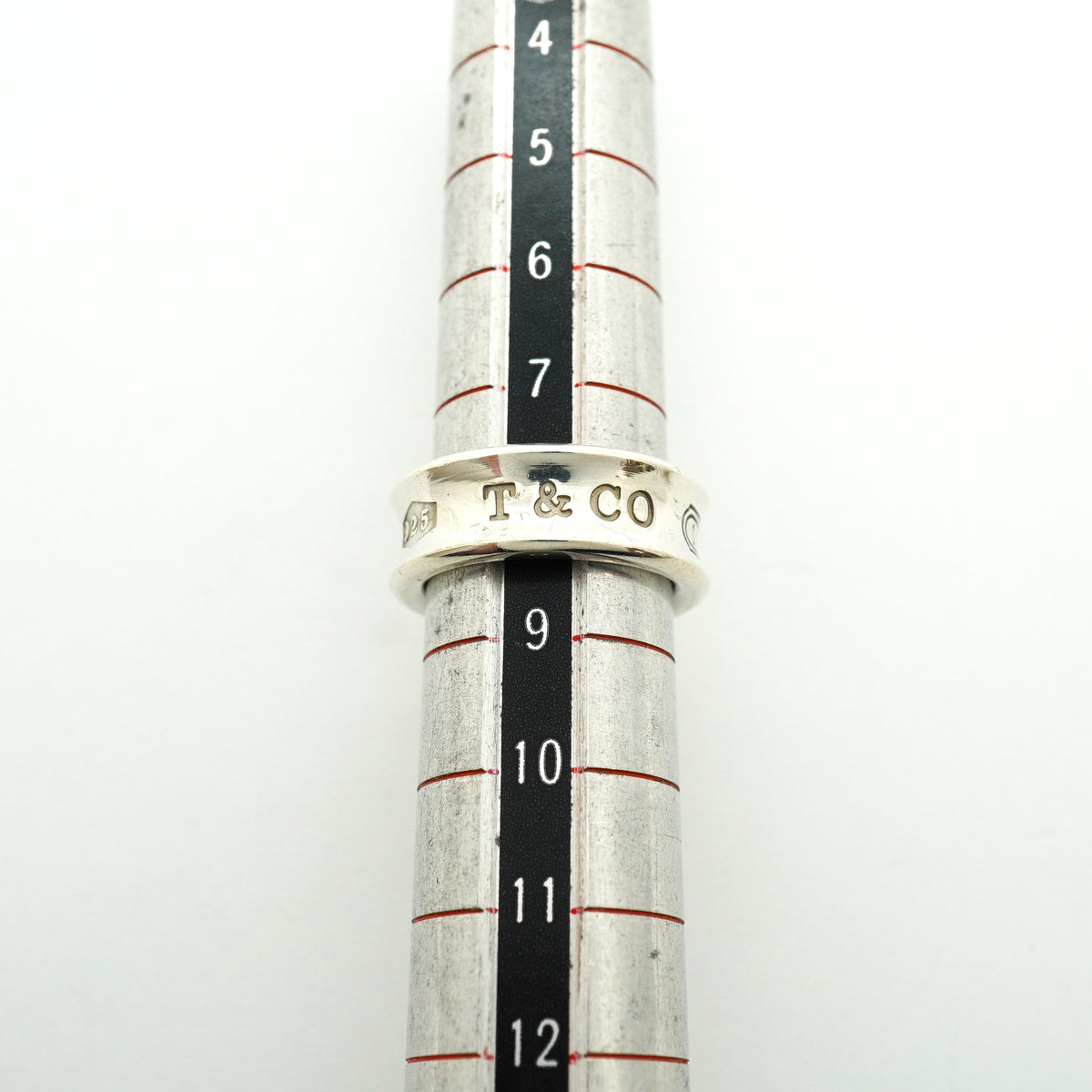 【6jib0246】ティファニー リング ナロー シルバー925 8号【中古】レディース