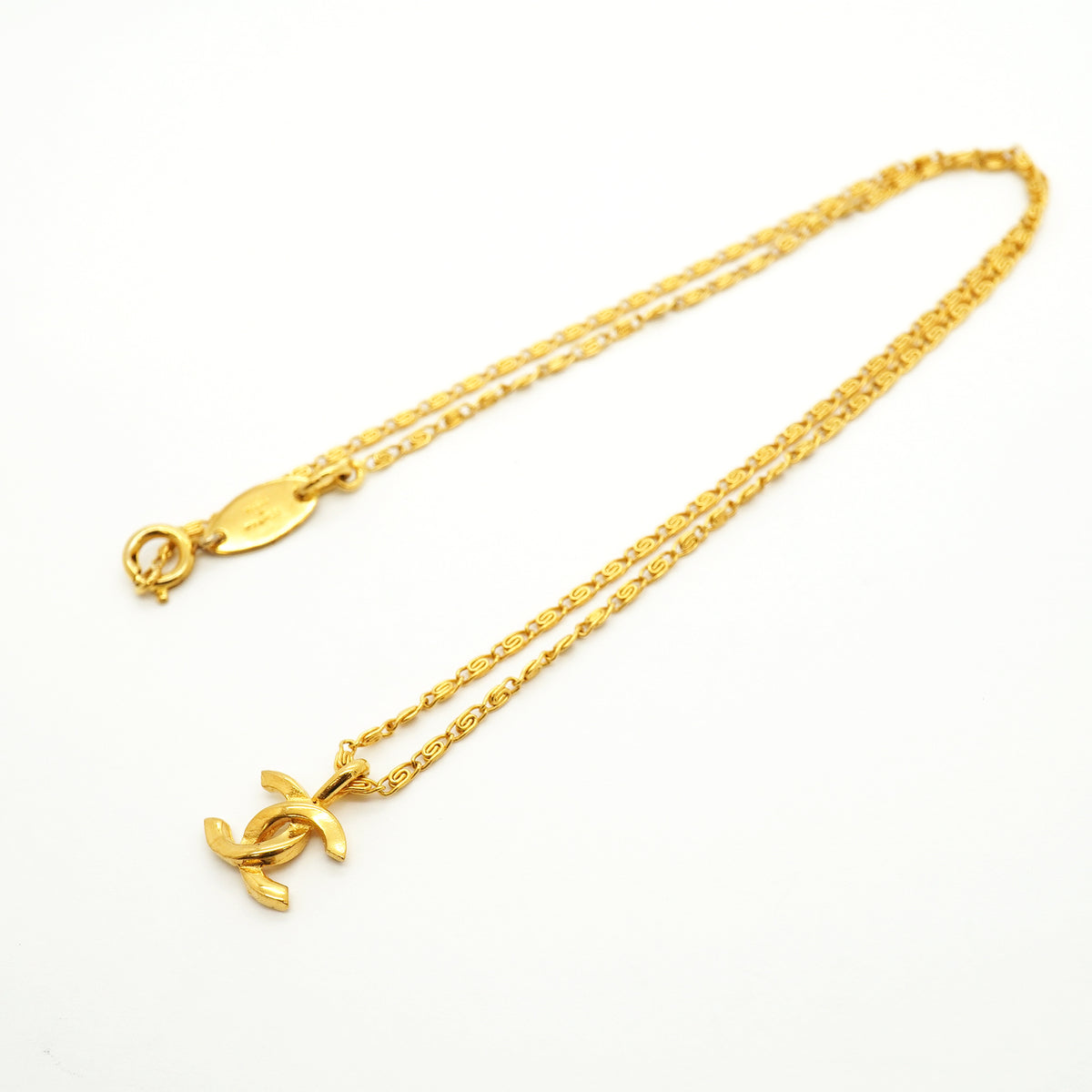 【6jib0250】シャネル ネックレス ヴィンテージ ココマーク GPメッキ ゴールド【中古】レディース