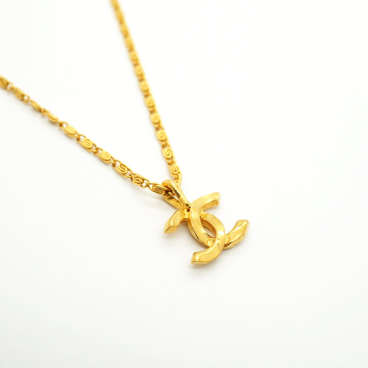 【6jib0250】シャネル ネックレス ヴィンテージ ココマーク GPメッキ ゴールド【中古】レディース