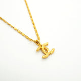 【6jib0250】シャネル ネックレス ヴィンテージ ココマーク GPメッキ ゴールド【中古】レディース