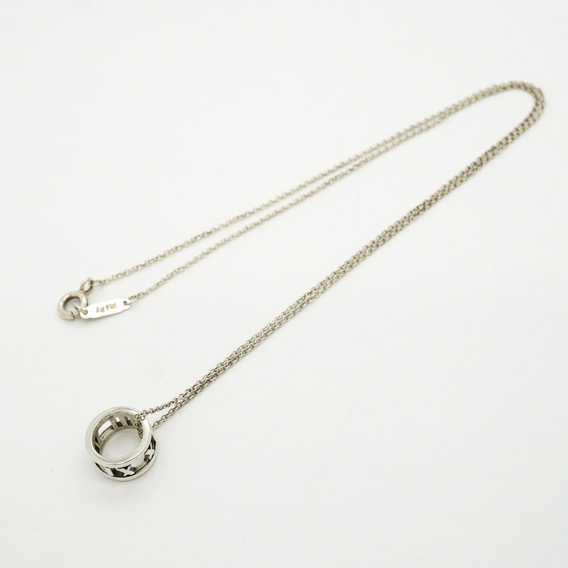 【6jib0252】ティファニー ネックレス アトラス オープン シルバー925【中古】レディース