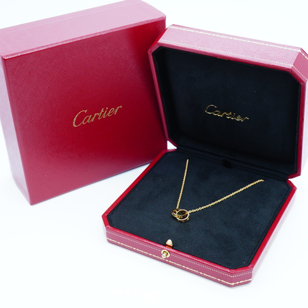 【6jib0260】カルティエ ネックレス ベビーラブ K18YG イエローゴールド【中古】レディース