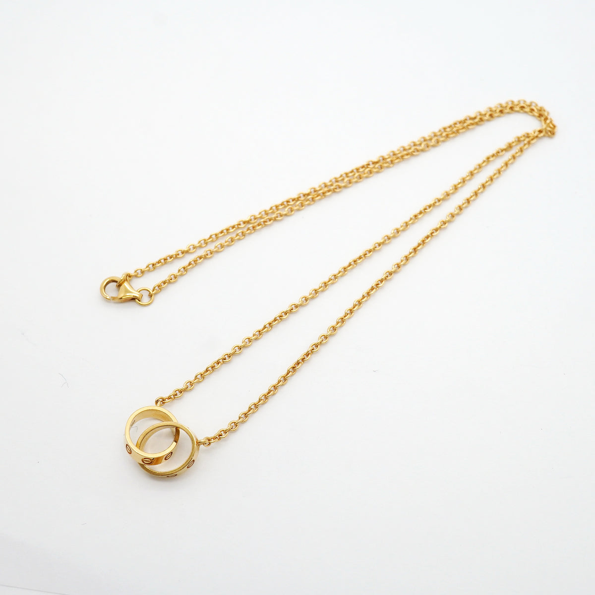 【6jib0260】カルティエ ネックレス ベビーラブ K18YG イエローゴールド【中古】レディース