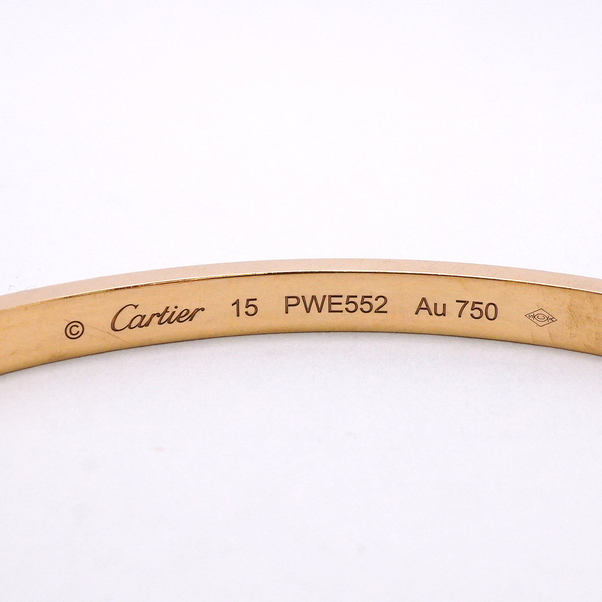 【6jib0264】カルティエ バングル ラブブレス/スモールモデル K18YG イエローゴールド【中古】レディース