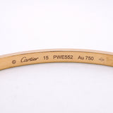 【6jib0264】カルティエ バングル ラブブレス/スモールモデル K18YG イエローゴールド【中古】レディース