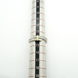 【6jib0289】ティファニー リング エッジ/バイパス K18YG イエローゴールド Pt950 プラチナ ダイヤモンド/0.39ct 14号【中古】レディース