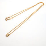 【6jib0297】ティファニー ネックレス バイザヤード 1PD K18PG ピンクゴールド ダイヤモンド【中古】レディース