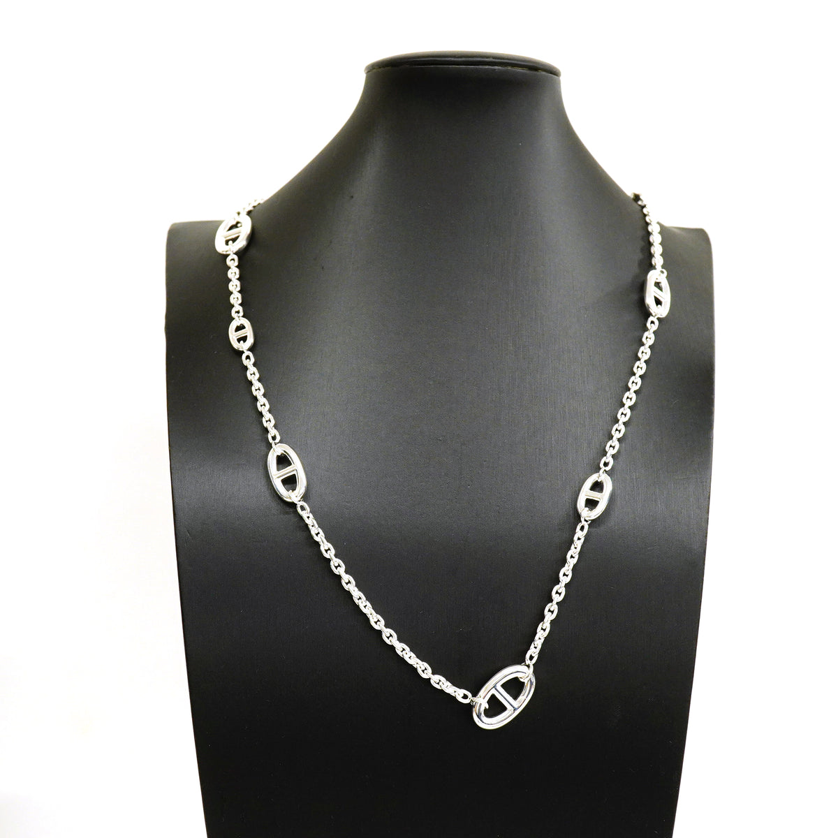 【6jib0307】エルメス ネックレス シェーヌダンクル ファランドール シルバー925【中古】メンズ レディース ユニセックス