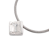 【6jib0311】シャネル ネックレス シャネルロゴ カメリア シルバー925【中古】レディース