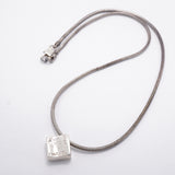 【6jib0311】シャネル ネックレス シャネルロゴ カメリア シルバー925【中古】レディース