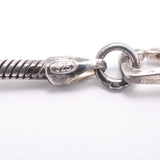 【6jib0311】シャネル ネックレス シャネルロゴ カメリア シルバー925【中古】レディース