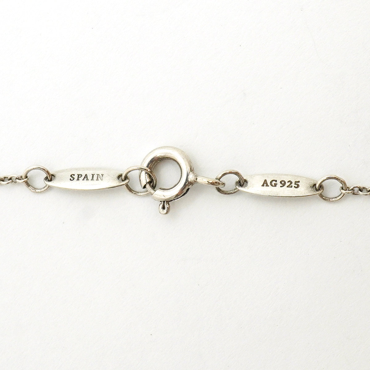 【6jib0312】ティファニー ネックレス バイザヤード シルバー925 ピンクサファイア【中古】レディース