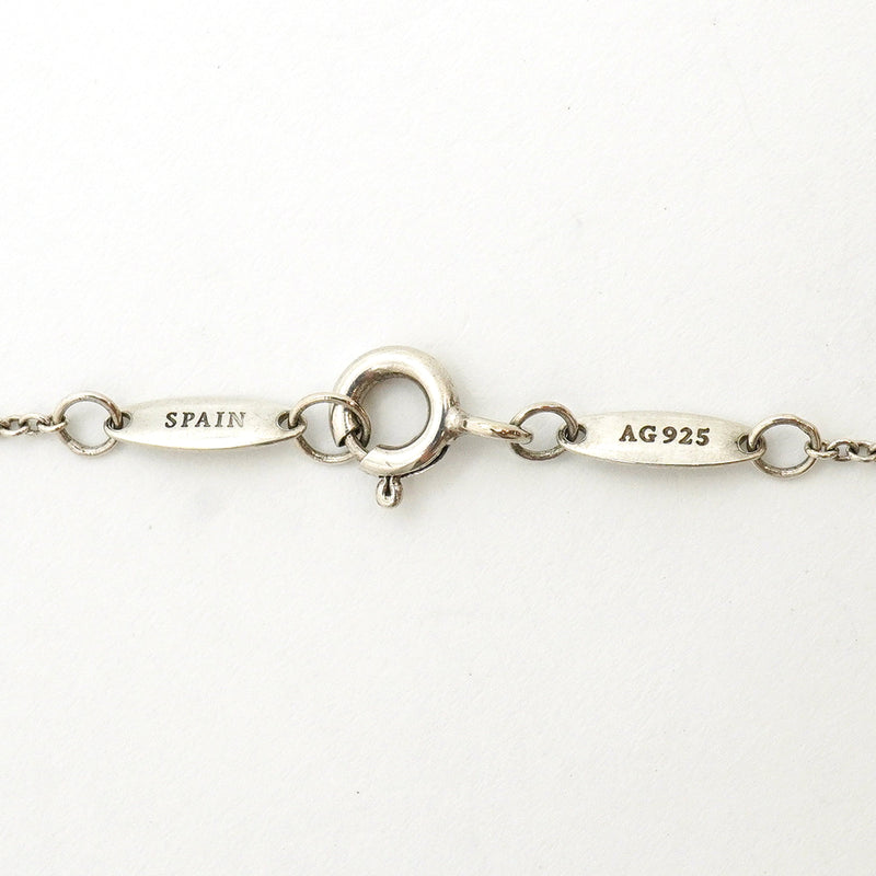 【6jib0312】ティファニー ネックレス バイザヤード シルバー925 ピンクサファイア【中古】レディース