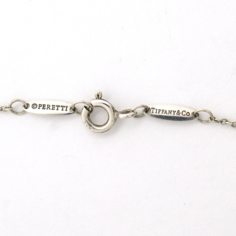 【6jib0312】ティファニー ネックレス バイザヤード シルバー925 ピンクサファイア【中古】レディース