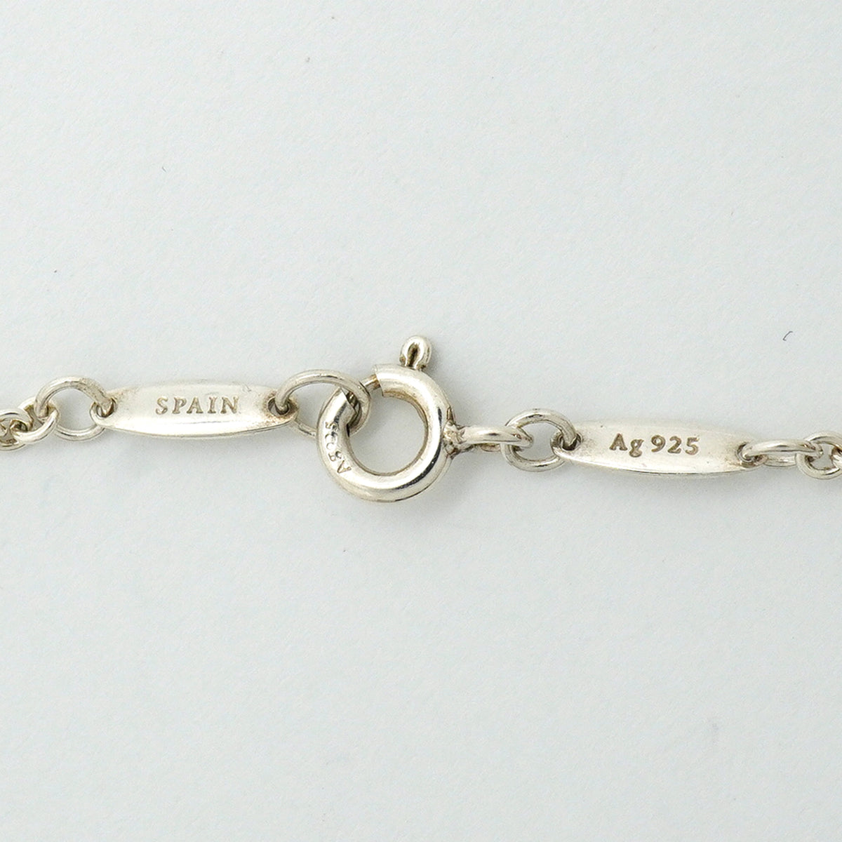 【6jib0314】ティファニー ネックレス オープンハート ラリアット シルバー925 パール【中古】レディース
