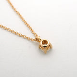 【6jib0315】ティファニー ネックレス ソリティア 1PD K18PG ピンクゴールド ダイヤモンド【中古】レディース