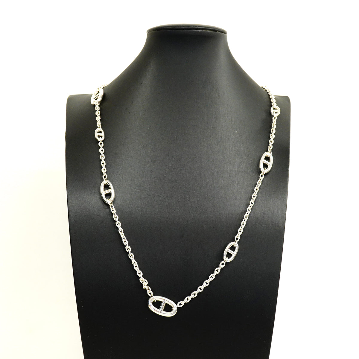 【6jib0318】エルメス ネックレス シェーヌダンクル ファランドール シルバー925【中古】メンズ レディース ユニセックス