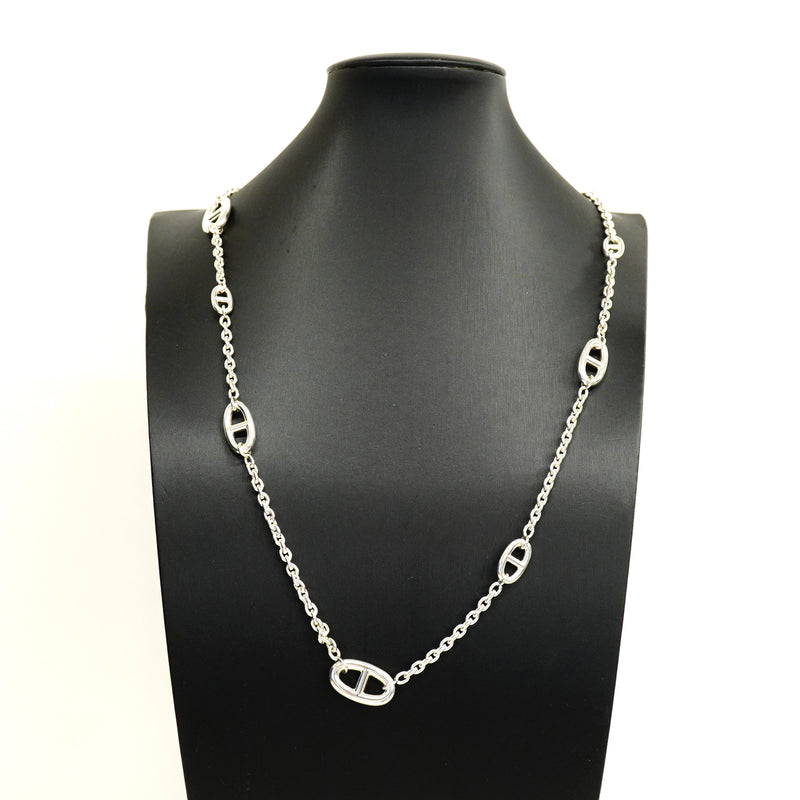 【6jib0318】エルメス ネックレス シェーヌダンクル ファランドール シルバー925【中古】メンズ レディース ユニセックス