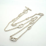 【6jib0318】エルメス ネックレス シェーヌダンクル ファランドール シルバー925【中古】メンズ レディース ユニセックス