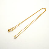 【6jib0320】ティファニー ネックレス バイザヤード 1PD K18YG イエローゴールド ダイヤモンド【中古】レディース
