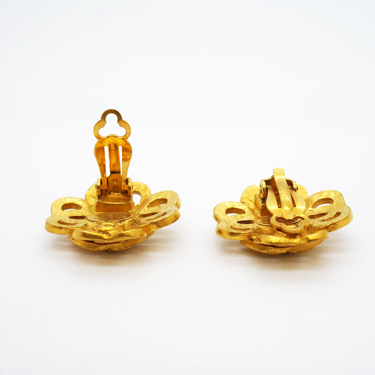【6jib0327】シャネル イヤリング ヴィンテージ ココマーク GPメッキ ゴールド【中古】レディース