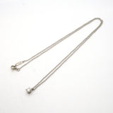 【6jib0328】ティファニー ネックレス ソリティア 1PD Pt950 プラチナ ダイヤモンド【中古】レディース