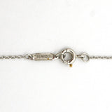 【6jib0328】ティファニー ネックレス ソリティア 1PD Pt950 プラチナ ダイヤモンド【中古】レディース