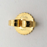 【6jib0338】ティファニー ピアス Tワイヤー フープ/ミディアム K18YG イエローゴールド【中古】レディース