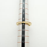 【6jib0339】ティファニー リング ロック フルダイヤ K18YG イエローゴールド ダイヤモンド 0.36ct 8.5号【中古】レディース