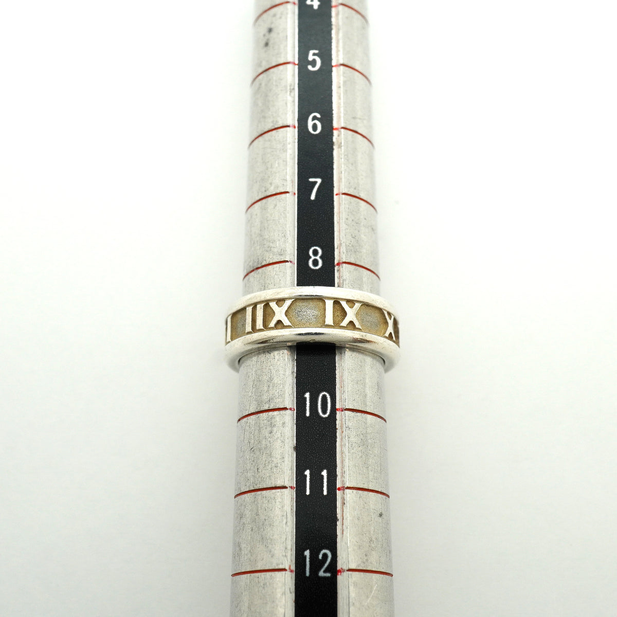 【6jib0343】ティファニー リング アトラス シルバー925 9号【中古】レディース