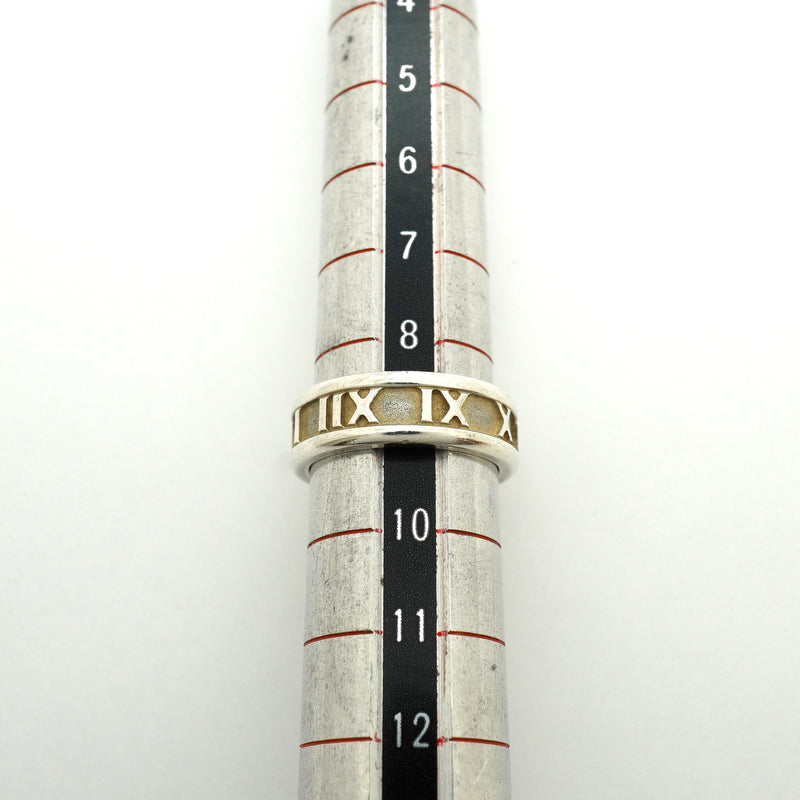 【6jib0343】ティファニー リング アトラス シルバー925 9号【中古】レディース