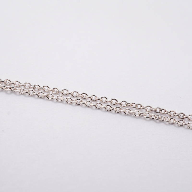 【6jib0373】ティファニー ネックレス ダブルリターントゥハート シルバー925 ブルー【中古】レディース