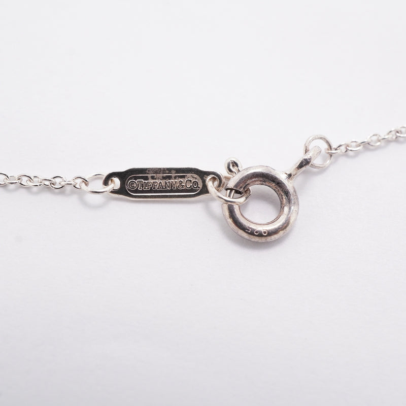 【6jib0373】ティファニー ネックレス ダブルリターントゥハート シルバー925 ブルー【中古】レディース