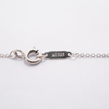 【6jib0373】ティファニー ネックレス ダブルリターントゥハート シルバー925 ブルー【中古】レディース