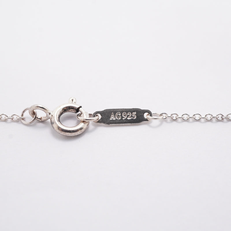 【6jib0373】ティファニー ネックレス ダブルリターントゥハート シルバー925 ブルー【中古】レディース