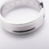 【6jib0377】カルティエ リング C2 K18WG ホワイトゴールド ＃58【中古】メンズ