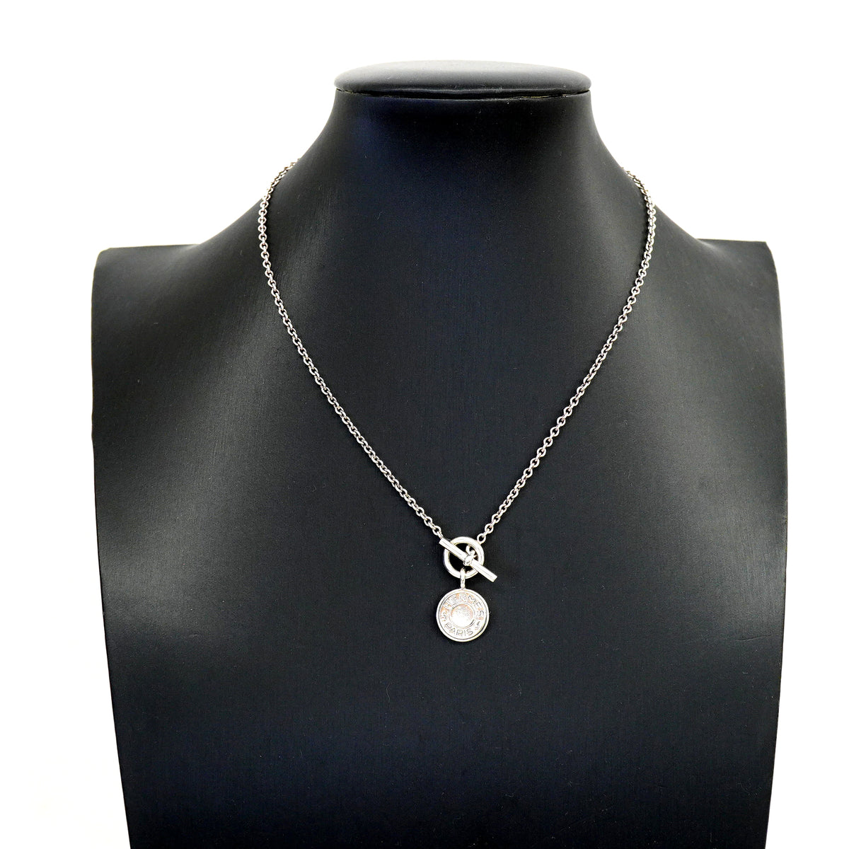 【6jib0385】エルメス ネックレス セリエ シルバー925【中古】レディース