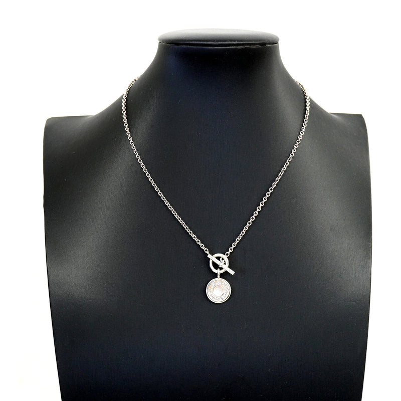 【6jib0385】エルメス ネックレス セリエ シルバー925【中古】レディース