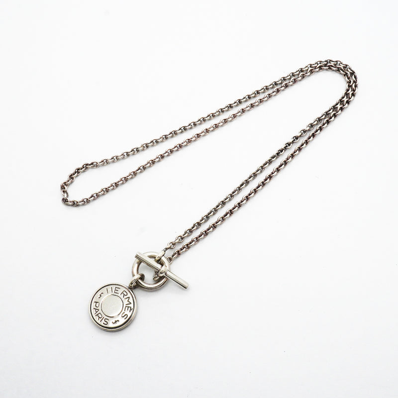【6jib0385】エルメス ネックレス セリエ シルバー925【中古】レディース