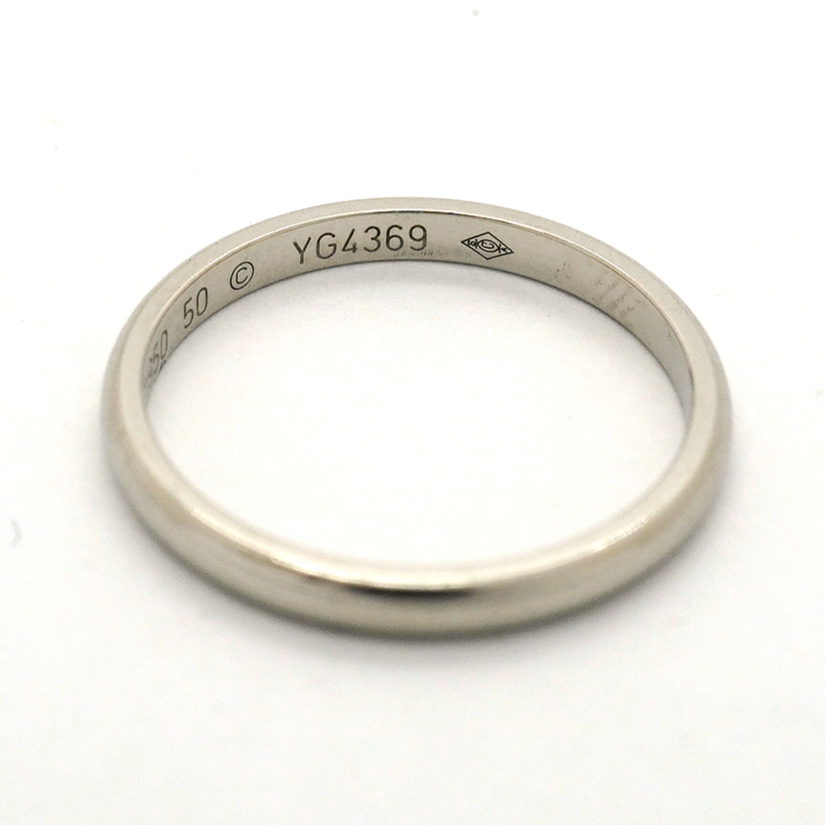 【6jib0389】カルティエ リング ウェディング Pt950 プラチナ ＃50【中古】レディース