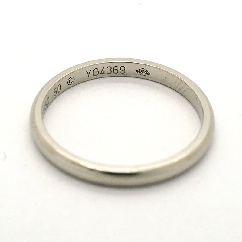 【6jib0389】カルティエ リング ウェディング Pt950 プラチナ ＃50【中古】レディース