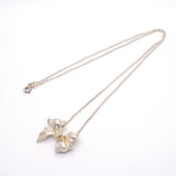 【6jib0390】ティファニー ネックレス リボン シルバー925【中古】レディース