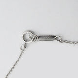 【6jib0392】ティファニー ネックレス メトロ/クロス K18WG ホワイトゴールド ダイヤモンド【中古】レディース