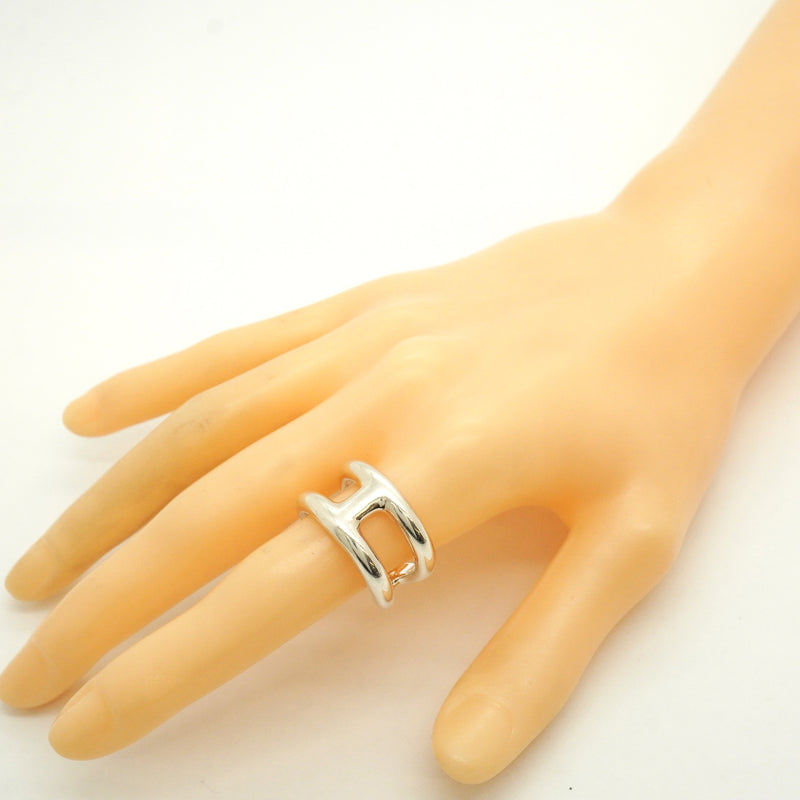 【6jib0395】エルメス リング オスモズPM シルバー925 ＃59【中古】メンズ